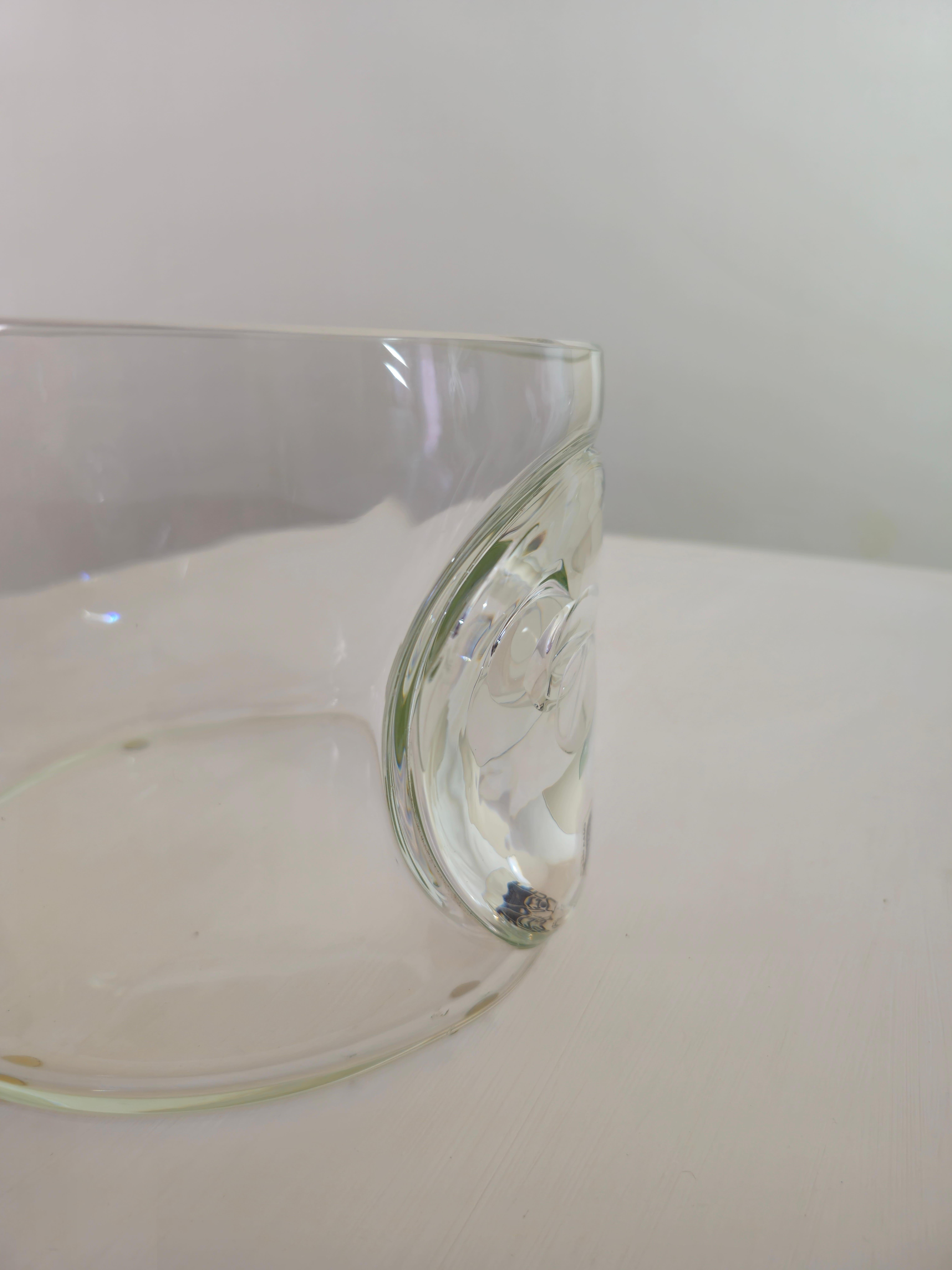 Midcentury Modern Seguso Tafelaufsatz aus Murano Glas Italienisches Design 1960/70er Jahre im Angebot 1