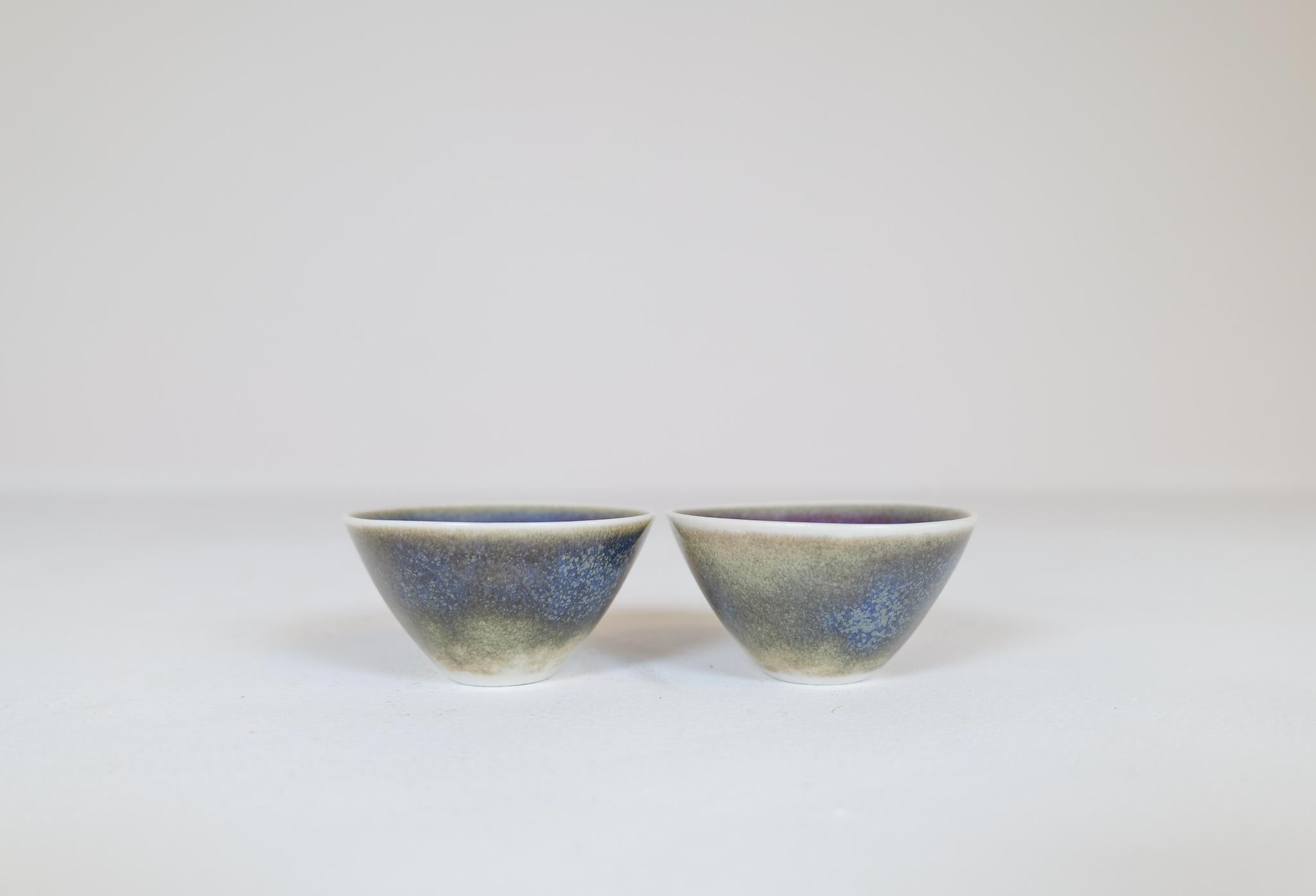 Midcentury Modern Set of 5 Small Bowls Rörstrand Carl Harry Stålhane, Sweden For Sale 3