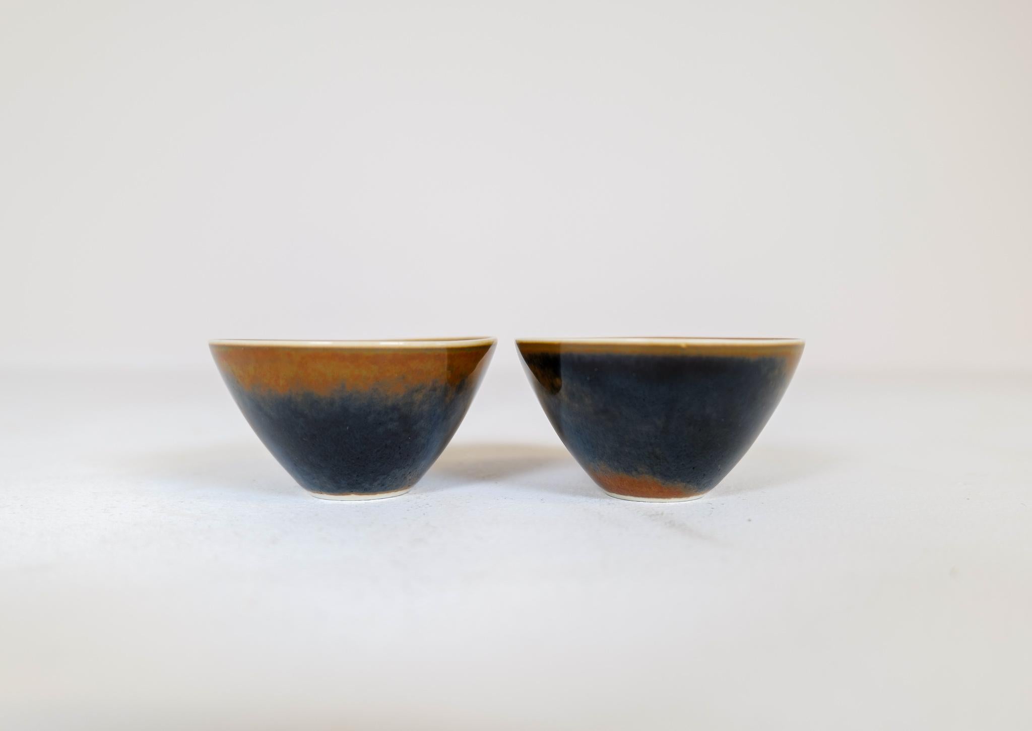 Midcentury Modern Set of 5 Small Bowls Rörstrand Carl Harry Stålhane, Sweden For Sale 7