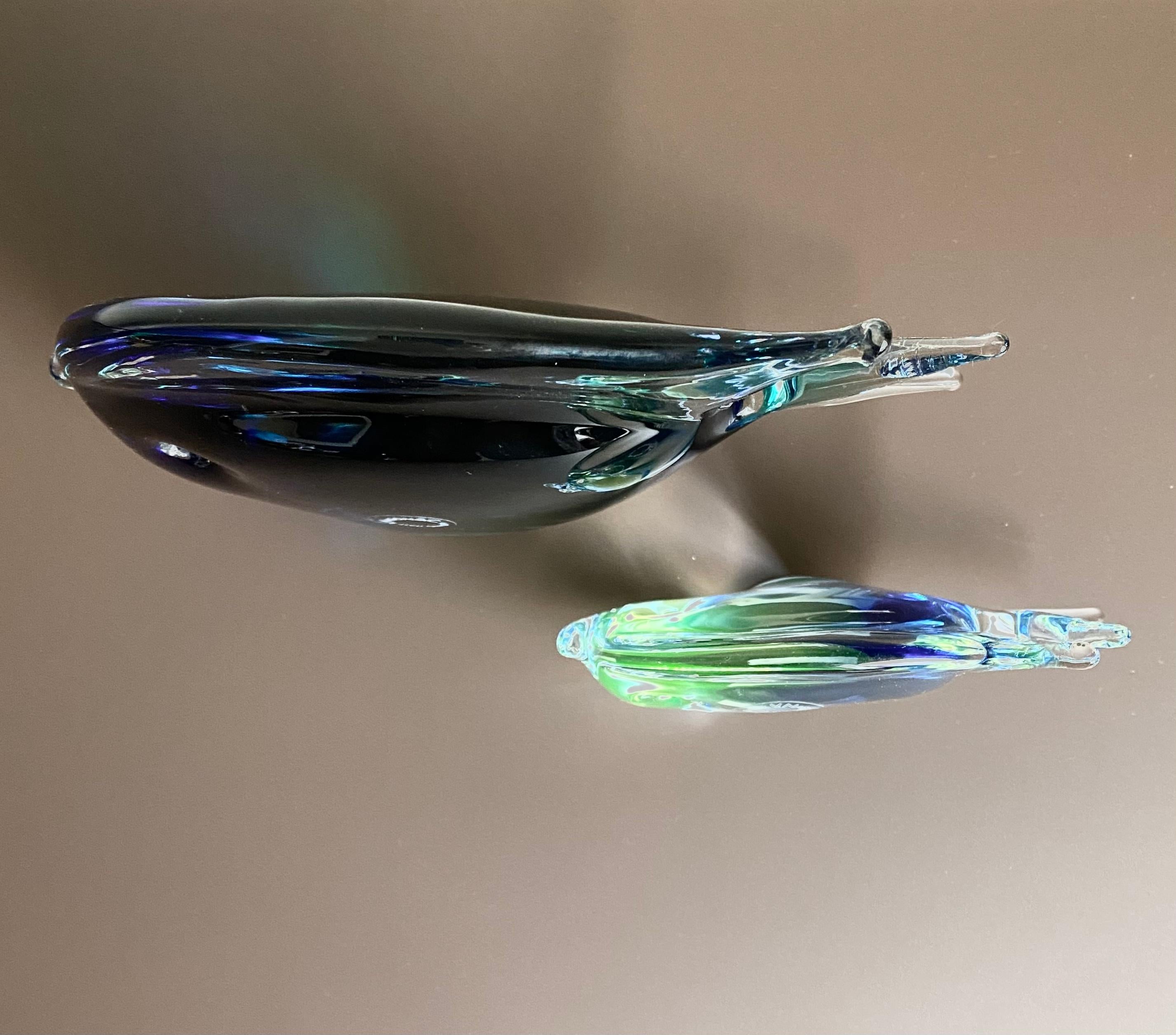 Italian Midcentury Modern set of Murano Fish By V. Nason, Italy For Sale