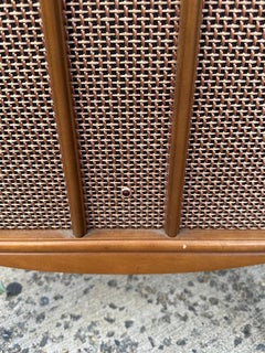 Midcentury Modern Stereo Cabinet with Turntable/Radio by Delmonico/Nivico (JVC)