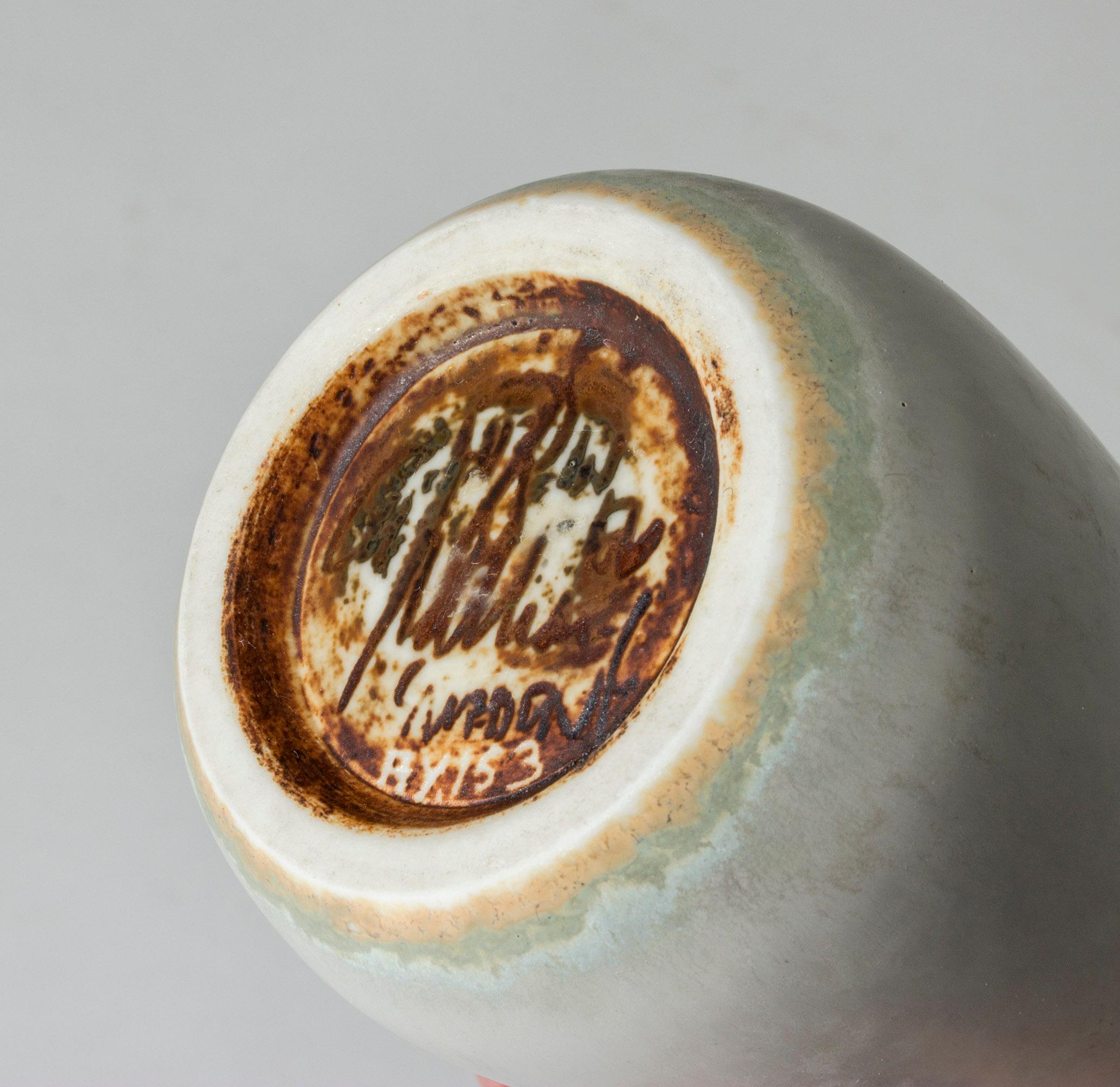 Mid-20th Century Midcentury Modern Stoneware Vase by Carl-Harry Stålhane