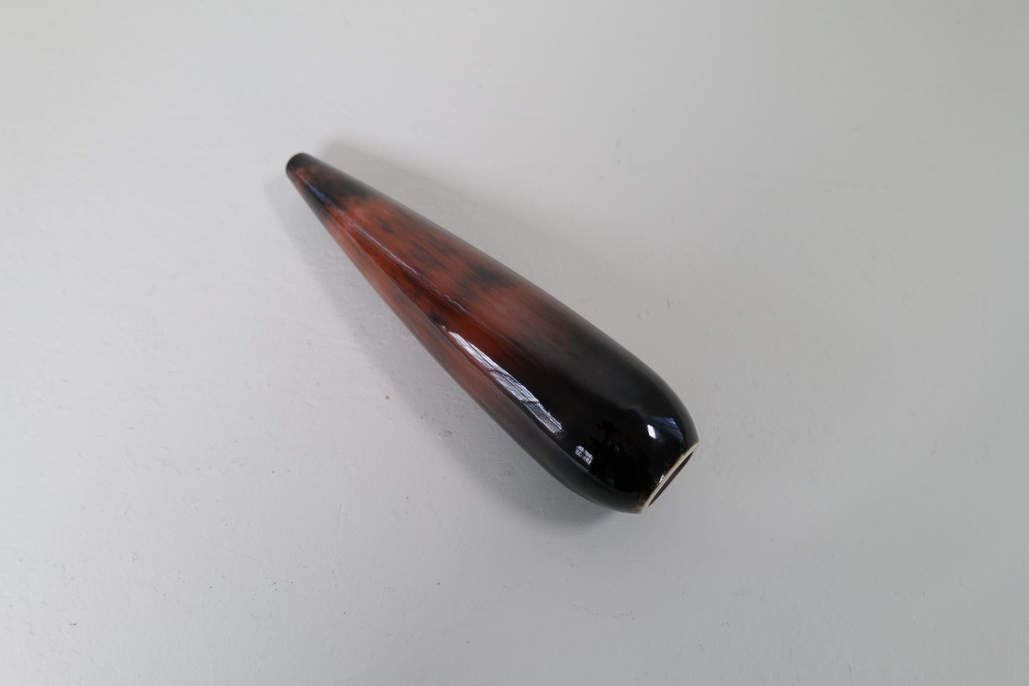 Moderne Steingutvase aus der Jahrhundertmitte Rörstrand Carl Harry Stålhane, Schweden, 1950er Jahre im Angebot 5