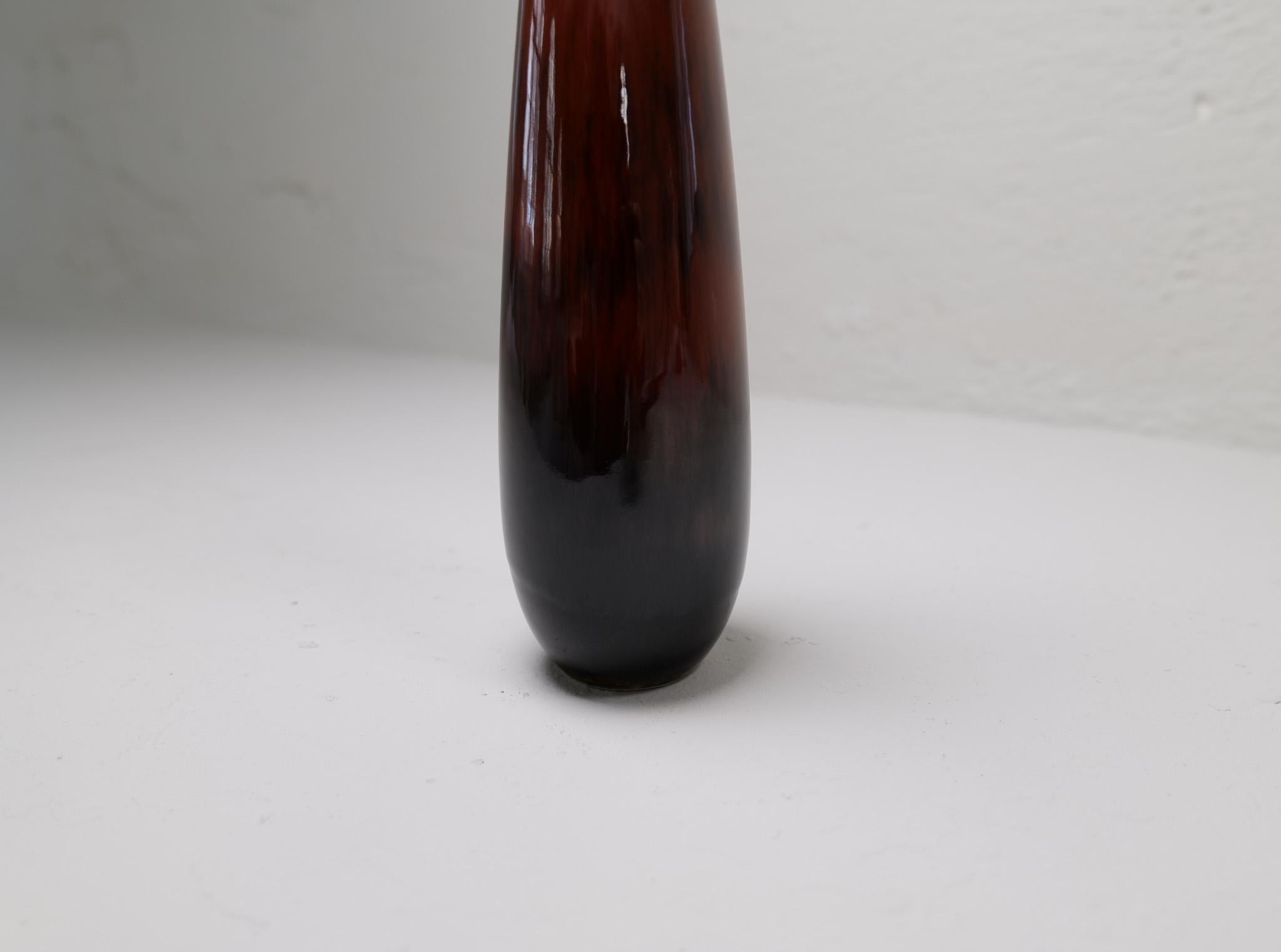 Moderne Steingutvase aus der Jahrhundertmitte Rörstrand Carl Harry Stålhane, Schweden, 1950er Jahre (Keramik) im Angebot