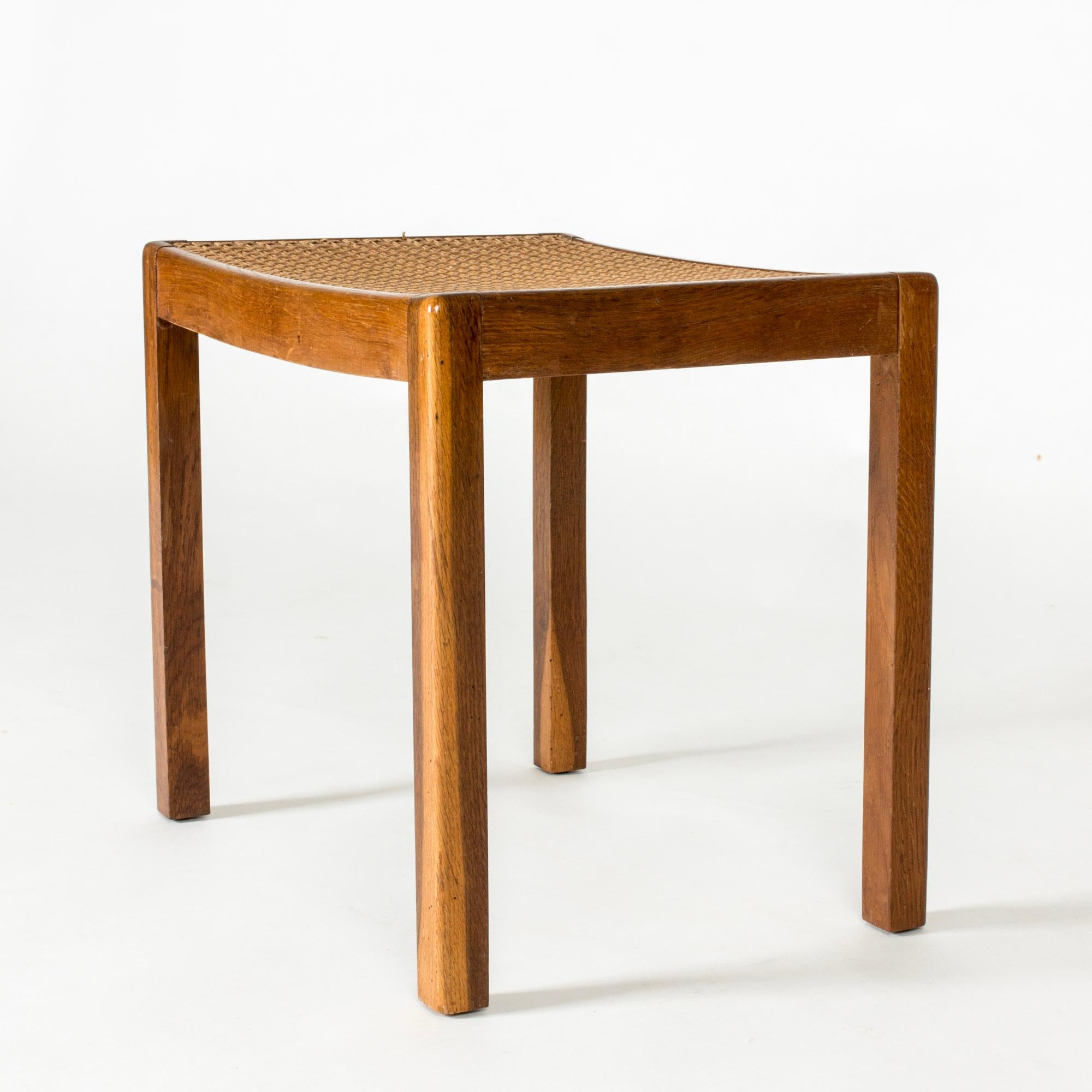 Midcentury Modern Hocker, Mahagoni, Dänemark, 1950er Jahre (Dänisch) im Angebot