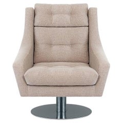 Midcentury Modern Style Lounge Chair mit drehbarem Untergestell
