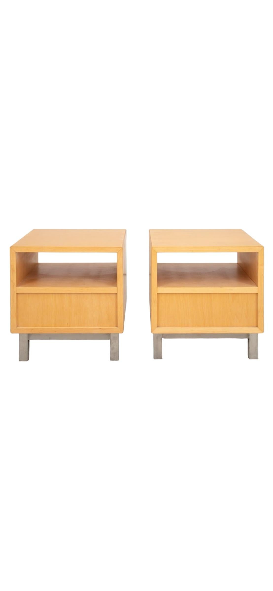 Mid-Century Modern Midcentury Modern Style Nightstands For Sale