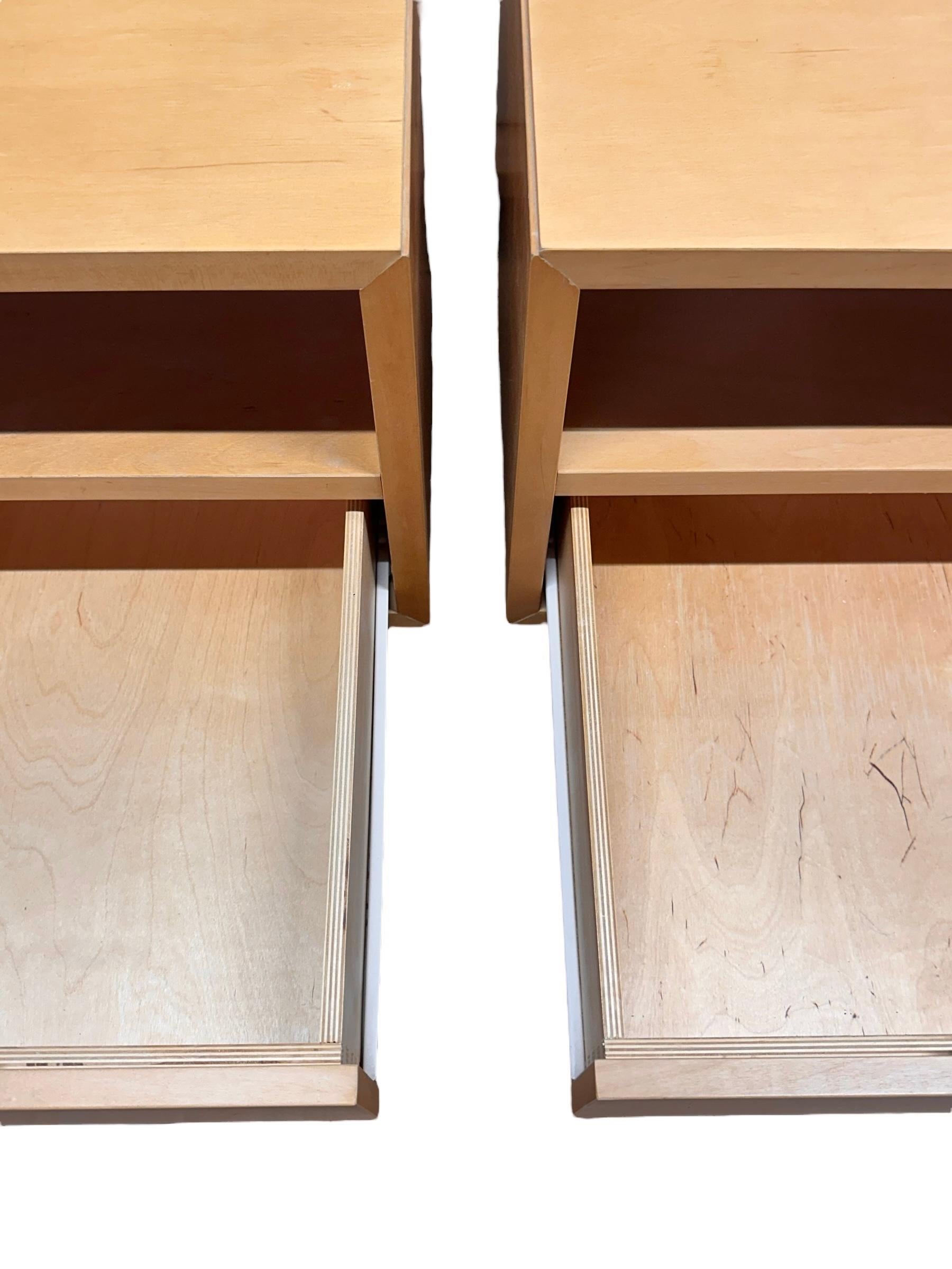 Wood Midcentury Modern Style Nightstands For Sale