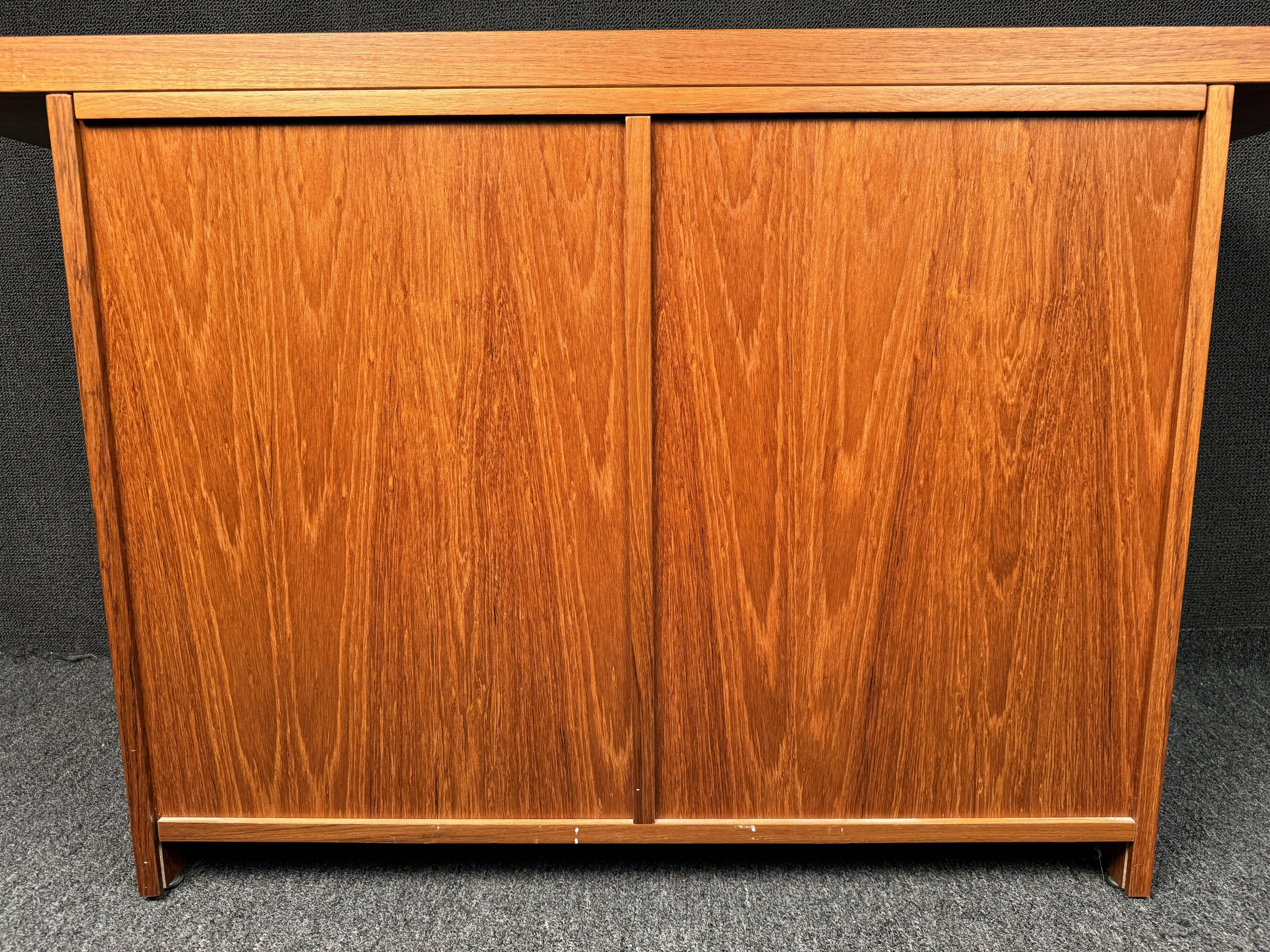 Vintage Danish Teak Console Table For Sale 10
