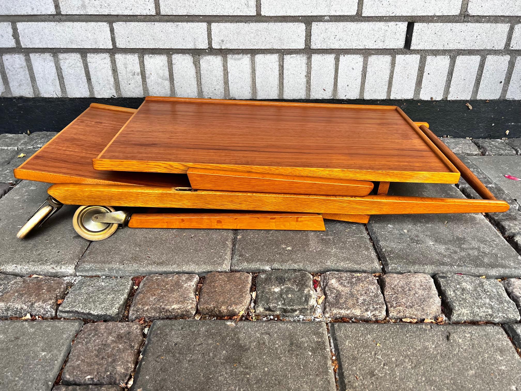 Mid-Century Modern Swedish Serving Trolley by Yngvar Sandström 2