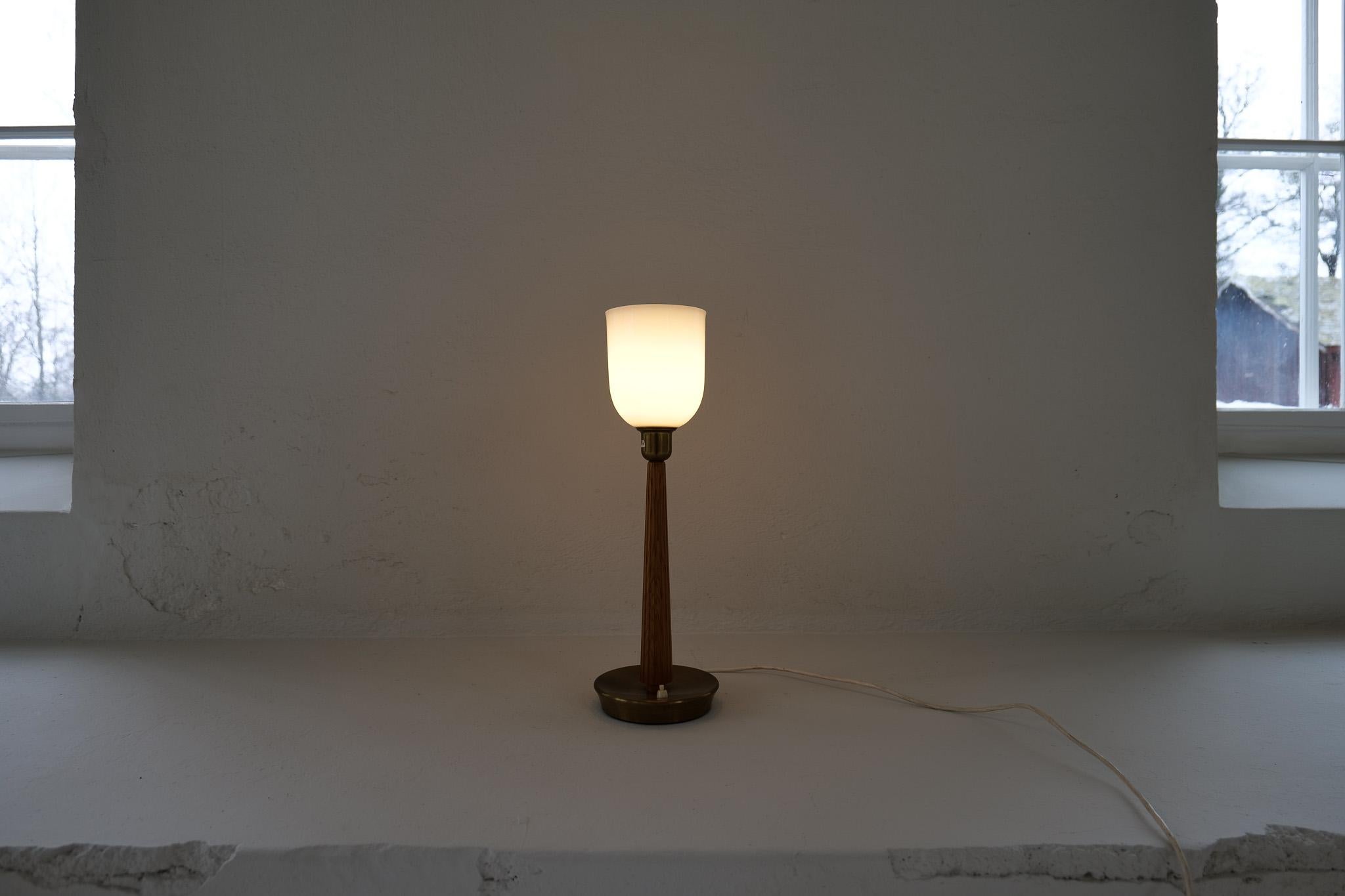 Mid-Century Modern Table Lamp ASEA Hans Bergström, Sweden, 1950s For Sale 9
