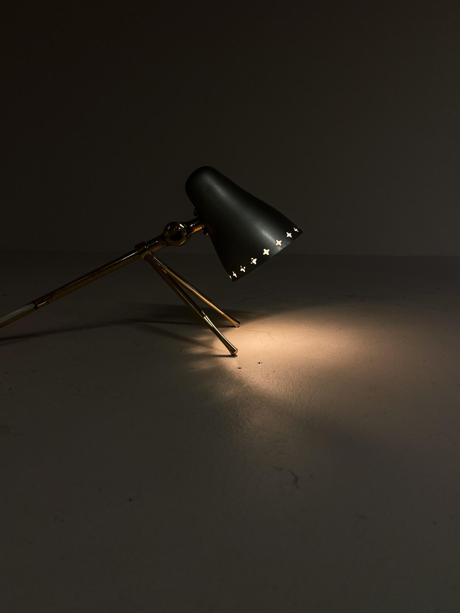 Mid-Century Modern Table Lamp Boris Lacroix Produced by Falkenbergs Belysning For Sale 10