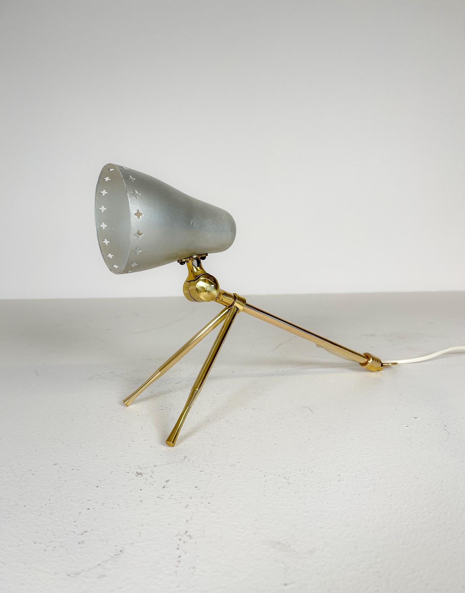 Mid-Century Modern Table Lamp Boris Lacroix Produced by Falkenbergs Belysning In Good Condition For Sale In Hillringsberg, SE