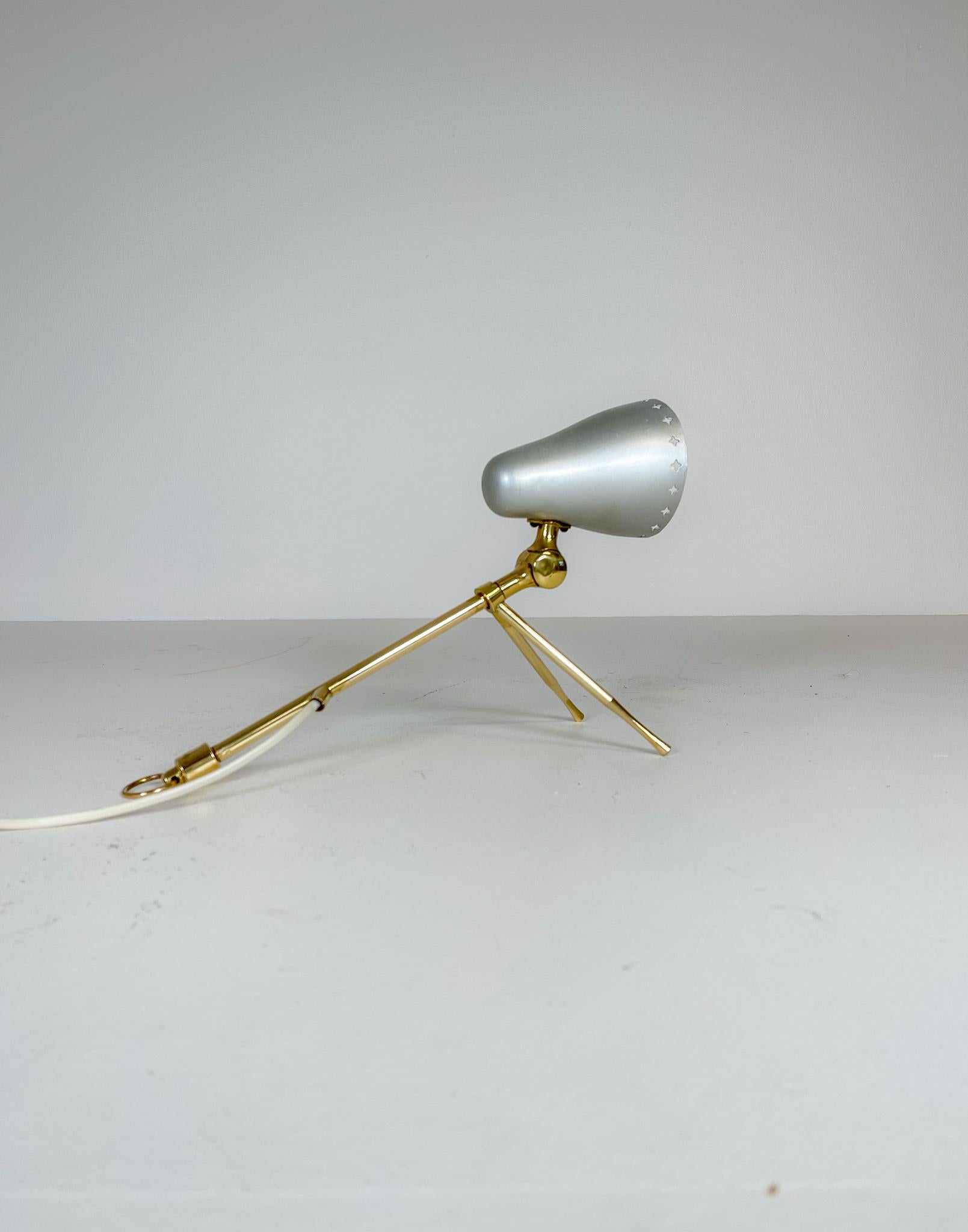 Mid-Century Modern Table Lamp Boris Lacroix Produced by Falkenbergs Belysning For Sale 3