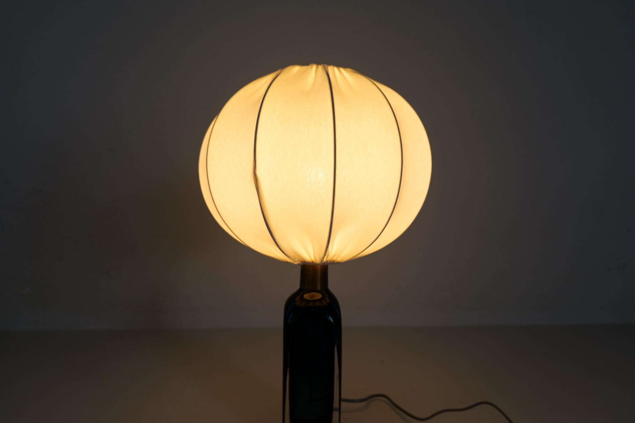Midcentury Modern Table Lamp by Carl Fagerlund for Orrefors Sweden RD 1406 For Sale 6