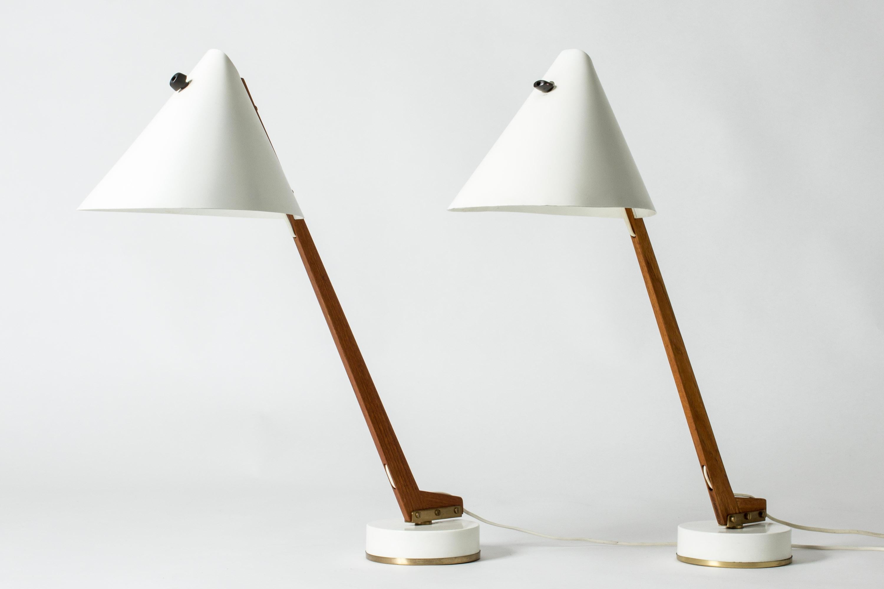 Mid-20th Century Mid-Century Modern Table Lamp by Hans-Agne Jakobsson, Sweden, 1950s For Sale
