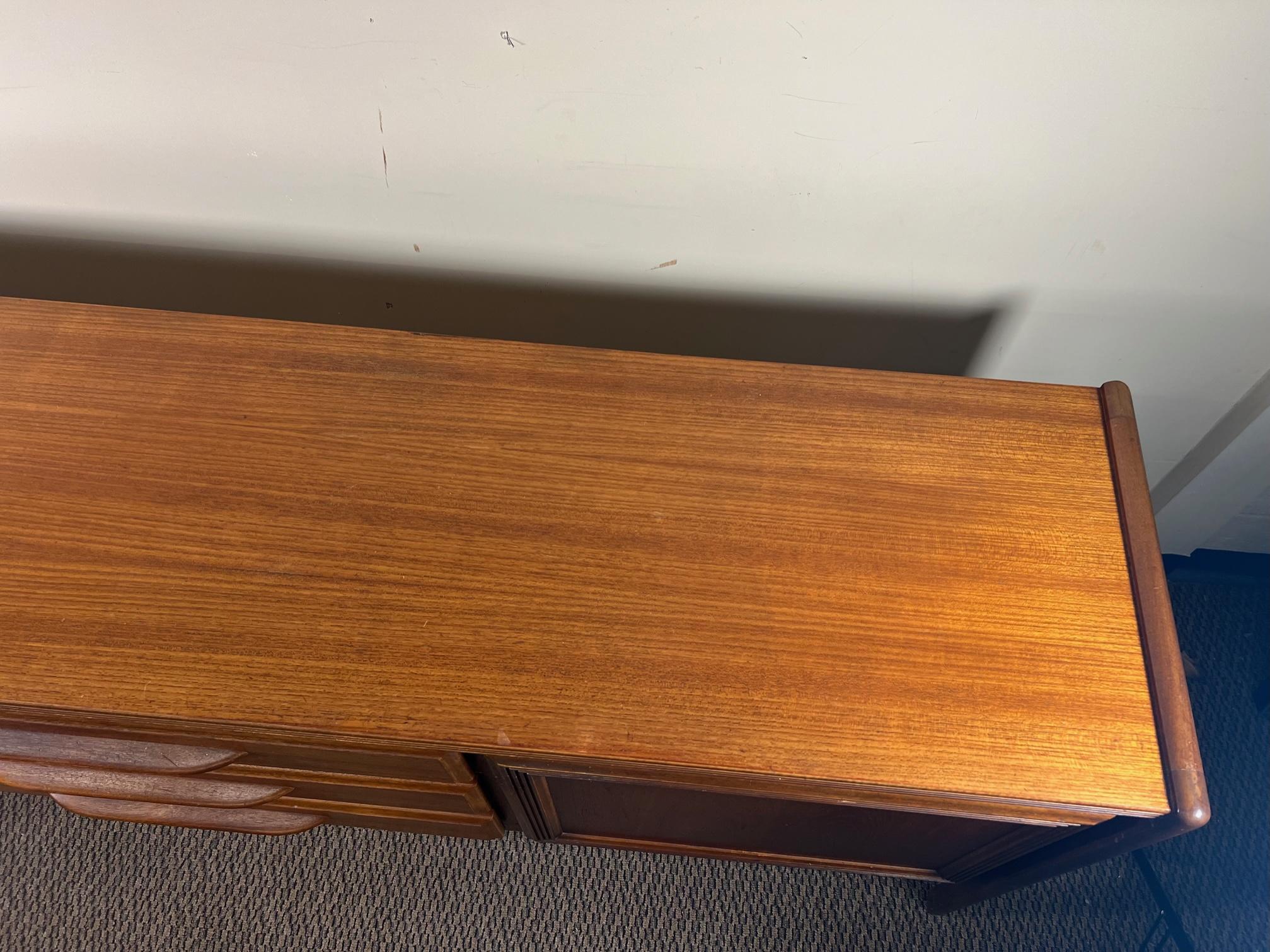 Midcentury Modern Teak Credenza Sideboard 6