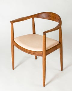 Midcentury Modern "The Chair" aus Teakholz von Hans J. Wegner, Dänemark, 1950er Jahre