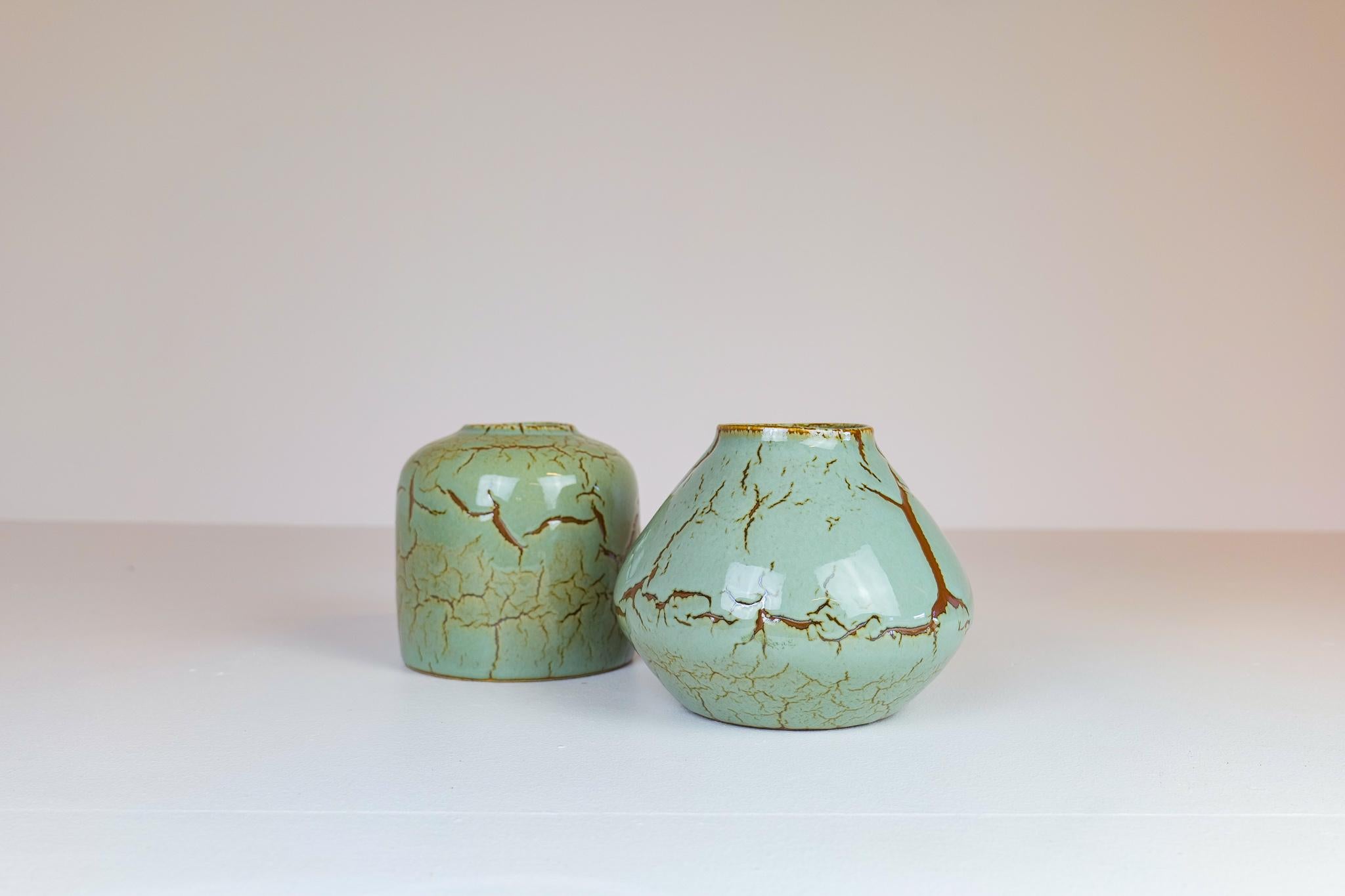 Swedish Midcentury Modern Unique Ceramic Pieces Carl-Harry Stålhane Rörstrand Sweden For Sale