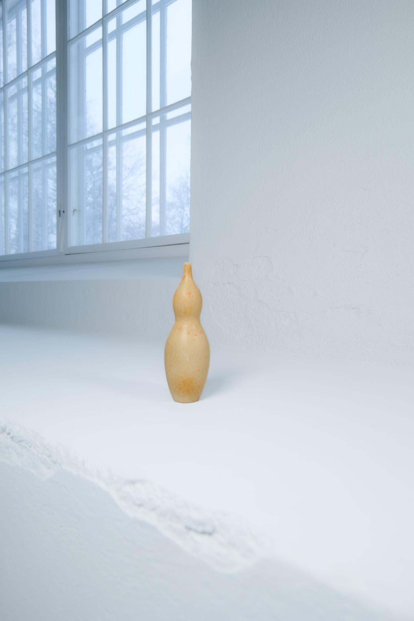 Midcentury Modern Unique Early Ceramic Vase Carl-Harry Stålhane Rörstrand Sweden For Sale 3