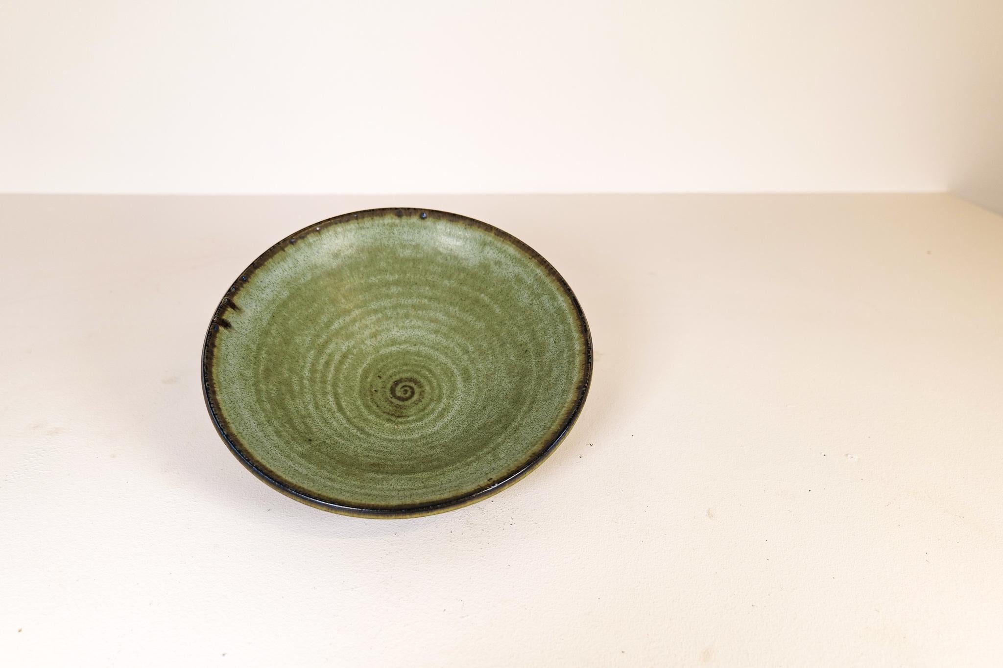 Midcentury Modern Unique Large Ceramic Bowl Carl-Harry Stålhane Rörstrand Sweden 8