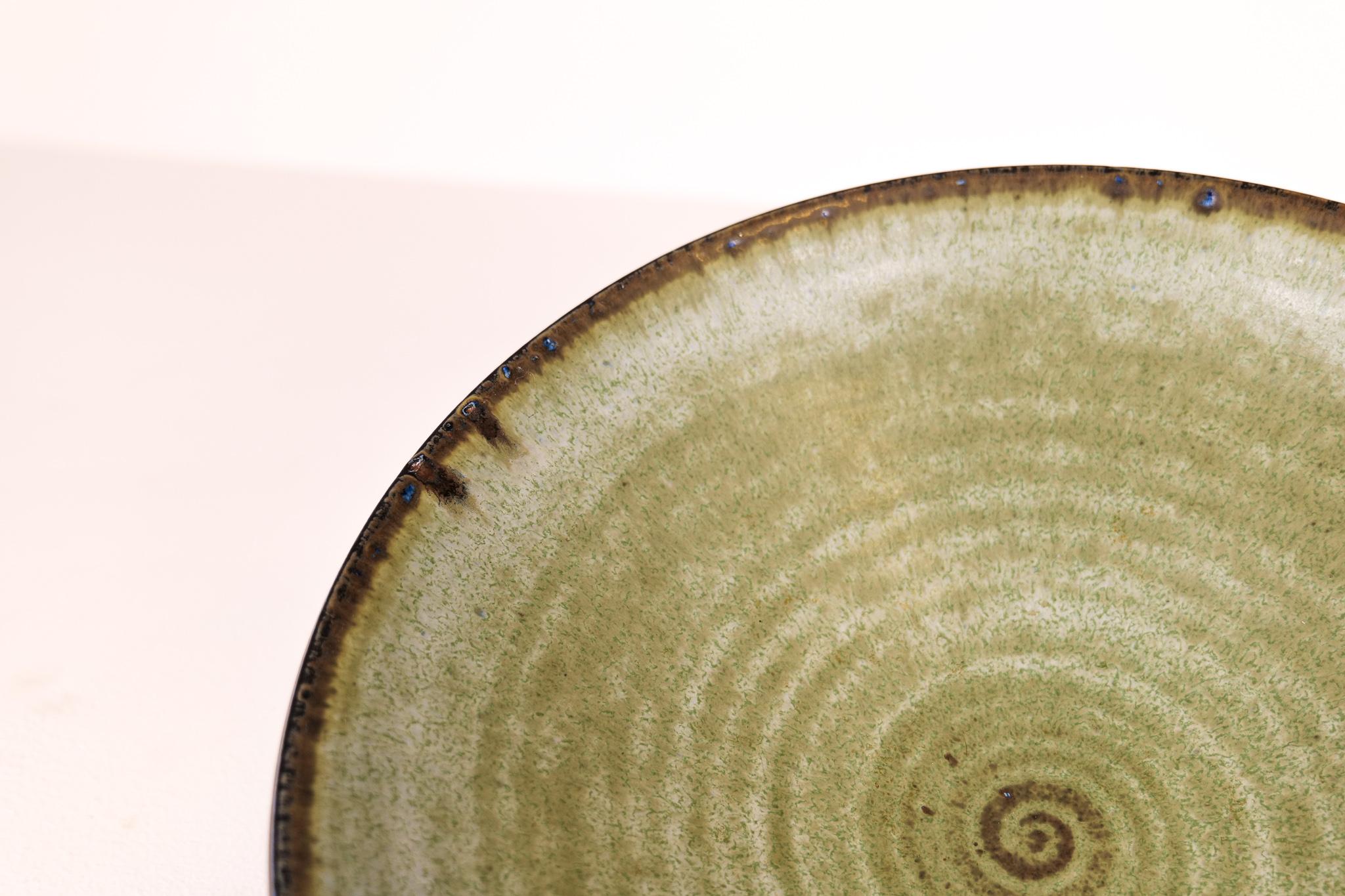 Midcentury Modern Unique Large Ceramic Bowl Carl-Harry Stålhane Rörstrand Sweden 10