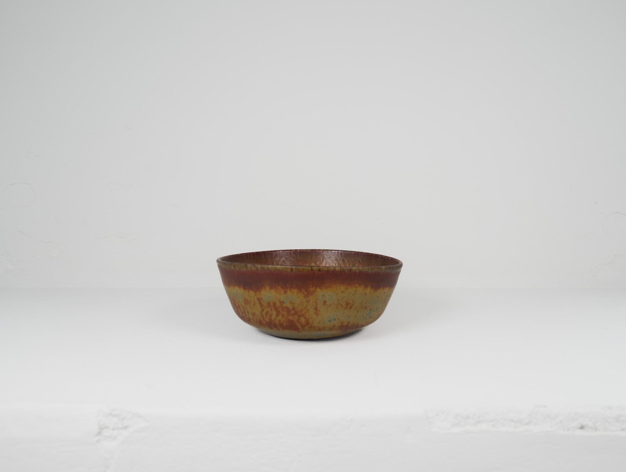 Mid-Century Modern Midcentury Modern Unique Large Ceramic Bowl Carl-Harry Stålhane Rörstrand Sweden For Sale