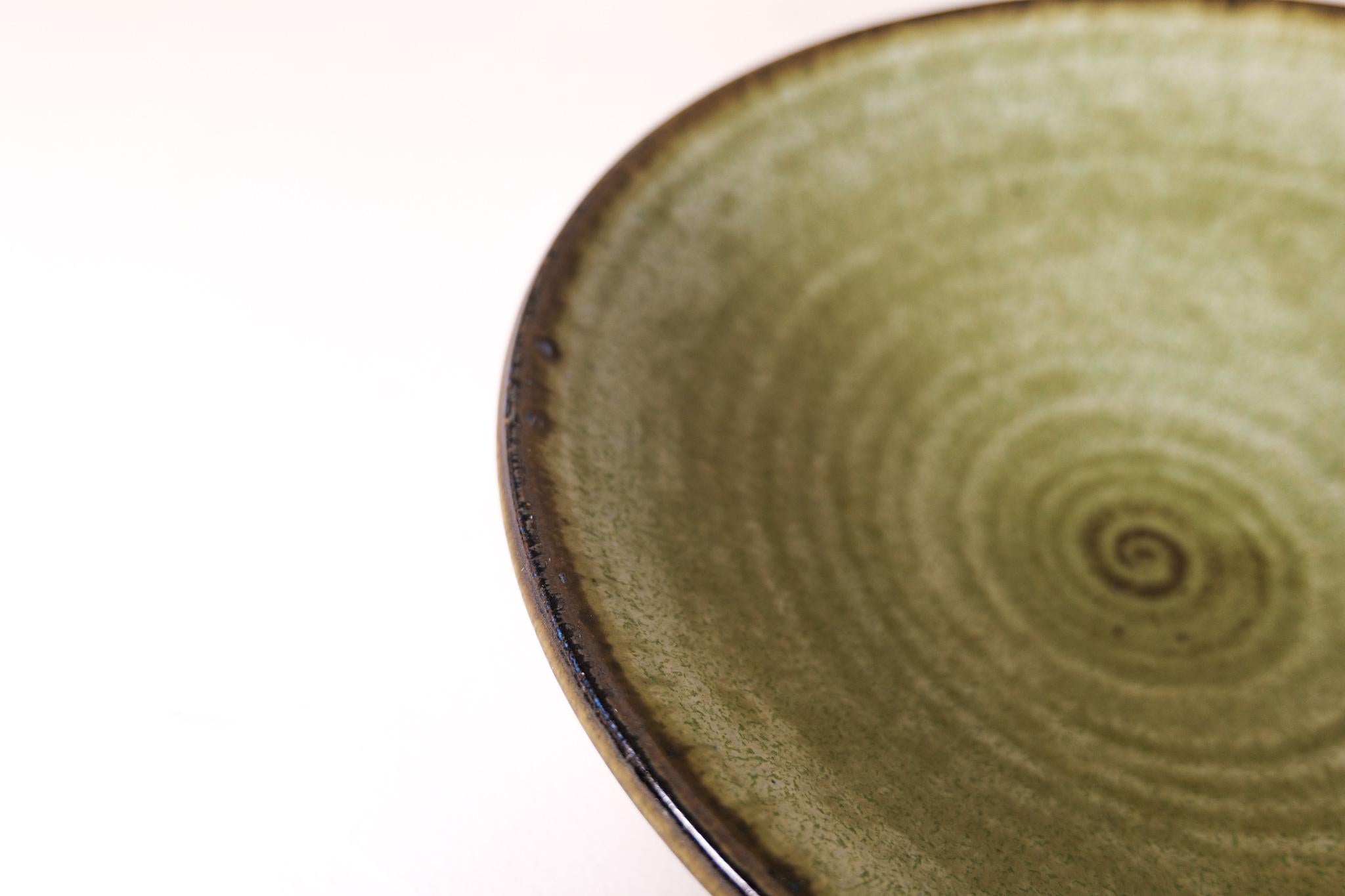Midcentury Modern Unique Large Ceramic Bowl Carl-Harry Stålhane Rörstrand Sweden 2