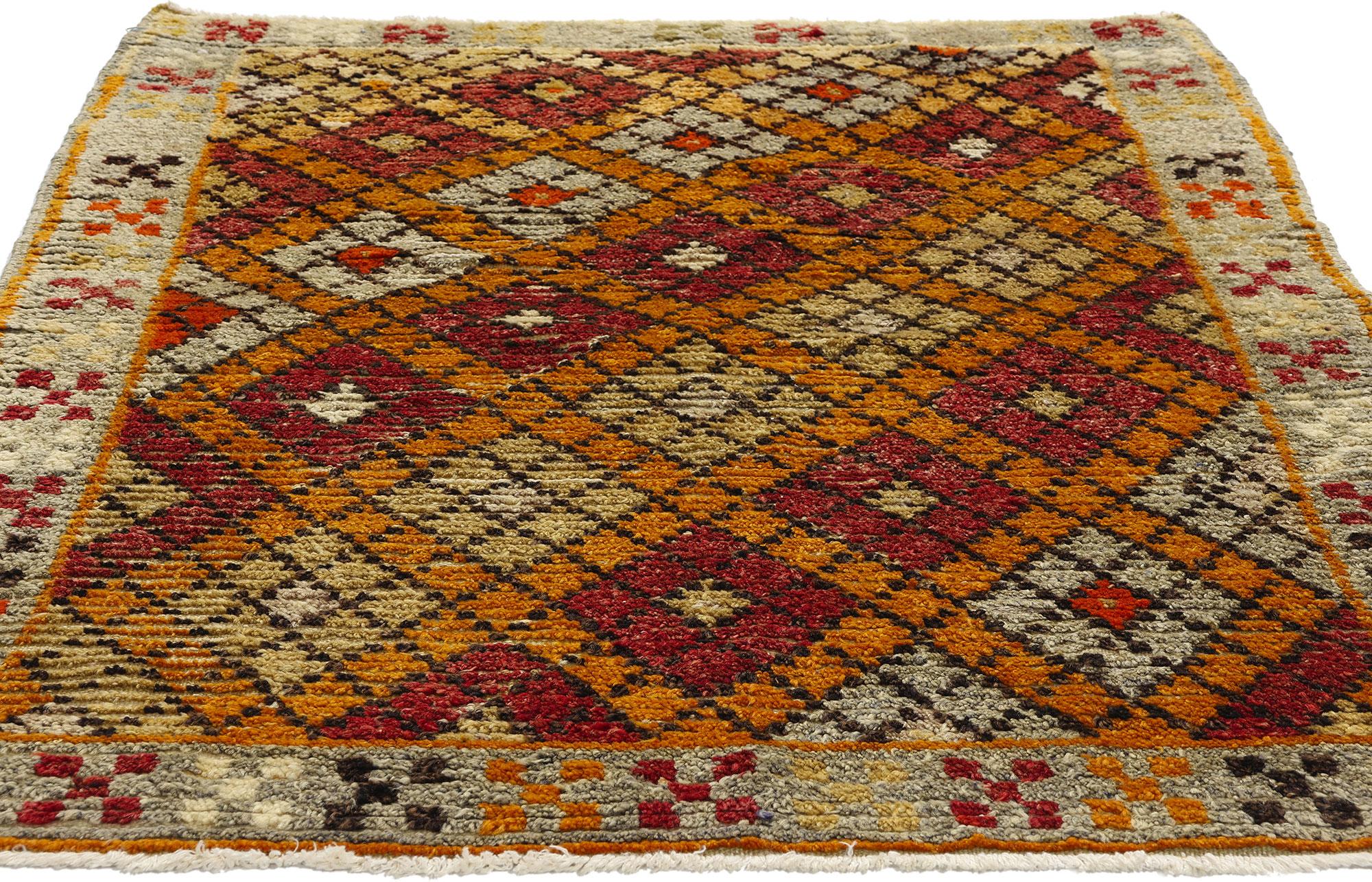 Moderner türkischer Oushak-Teppich aus der Jahrhundertmitte  (Türkisch) im Angebot