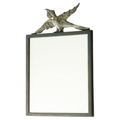 Midcentury Modern Wall Mirror by Astrid Aagesen, Sweden, 1930s