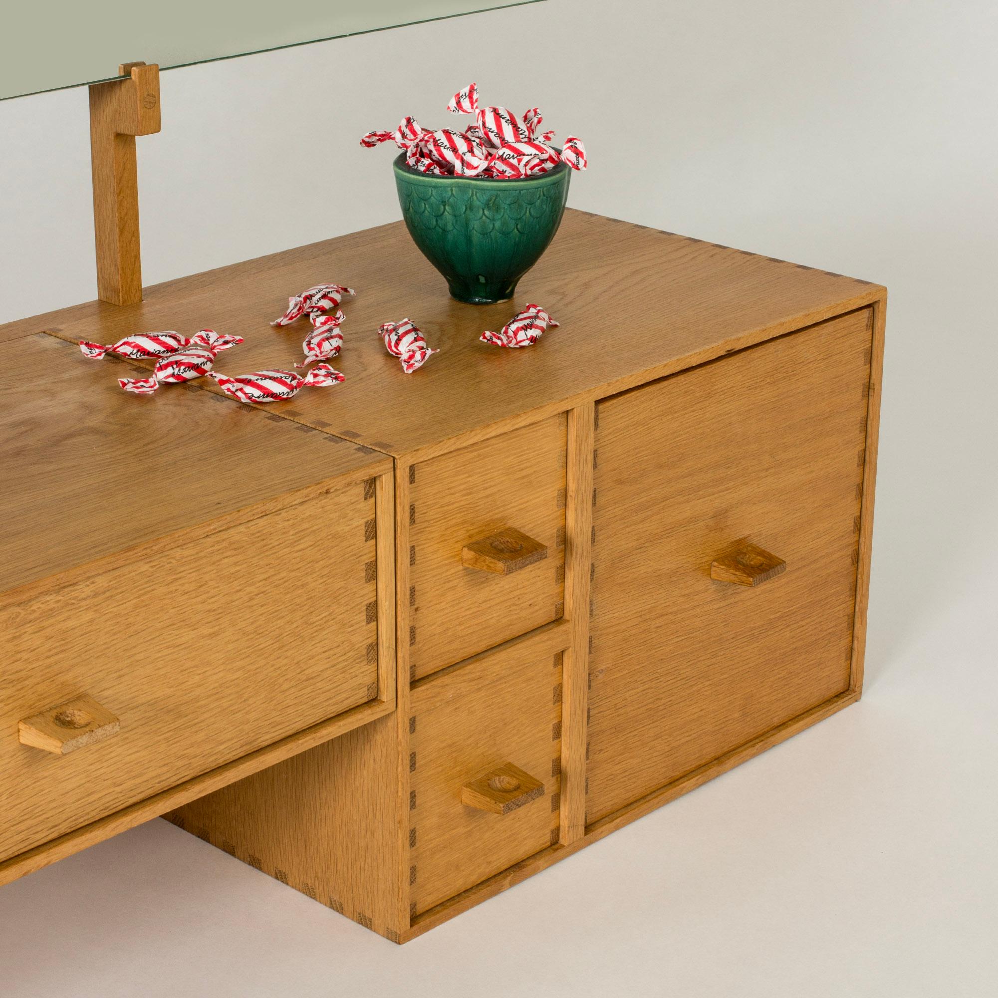 Midcentury Modern Wall Mounted Dressing Table from Luxus, Sweden, 1960s 2