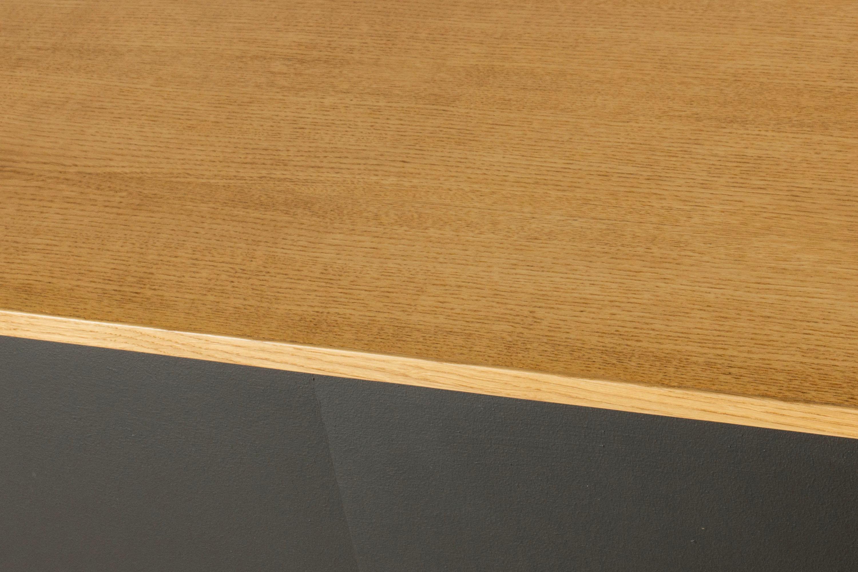 Midcentury Modern Wall Mounted Sideboard, Harbo Sølvsten, Denmark, 1960s For Sale 2