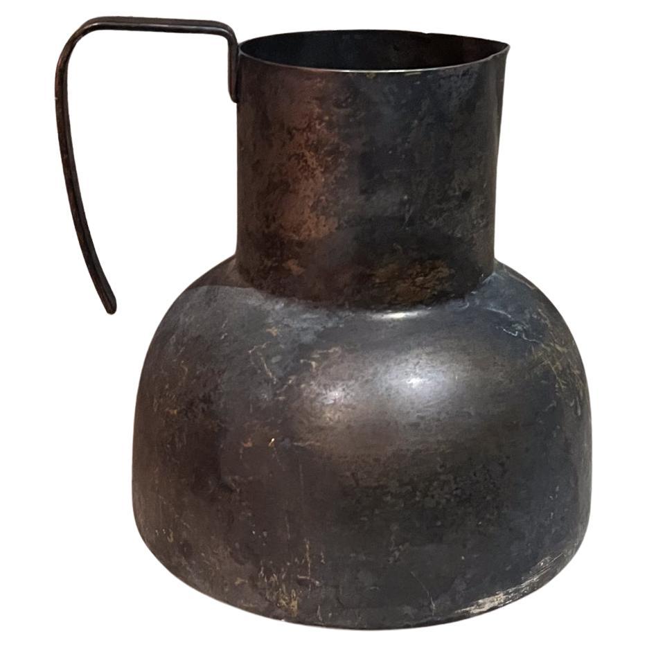 Jarra modernista de los años 50 chapada en plata Taxco Mexico