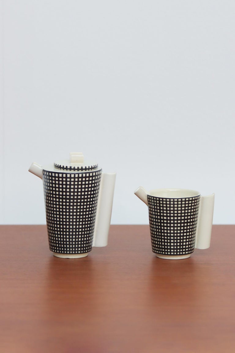 Midcentury Modernist Coffee Tea Set by Rometti Umbertide Italy 1947 at ...