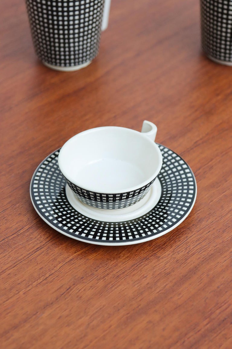Midcentury Modernist Coffee Tea Set by Rometti Umbertide Italy 1947 at ...