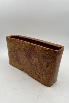 Midcentury Modernist Ikebana Vase Ceramic Vase