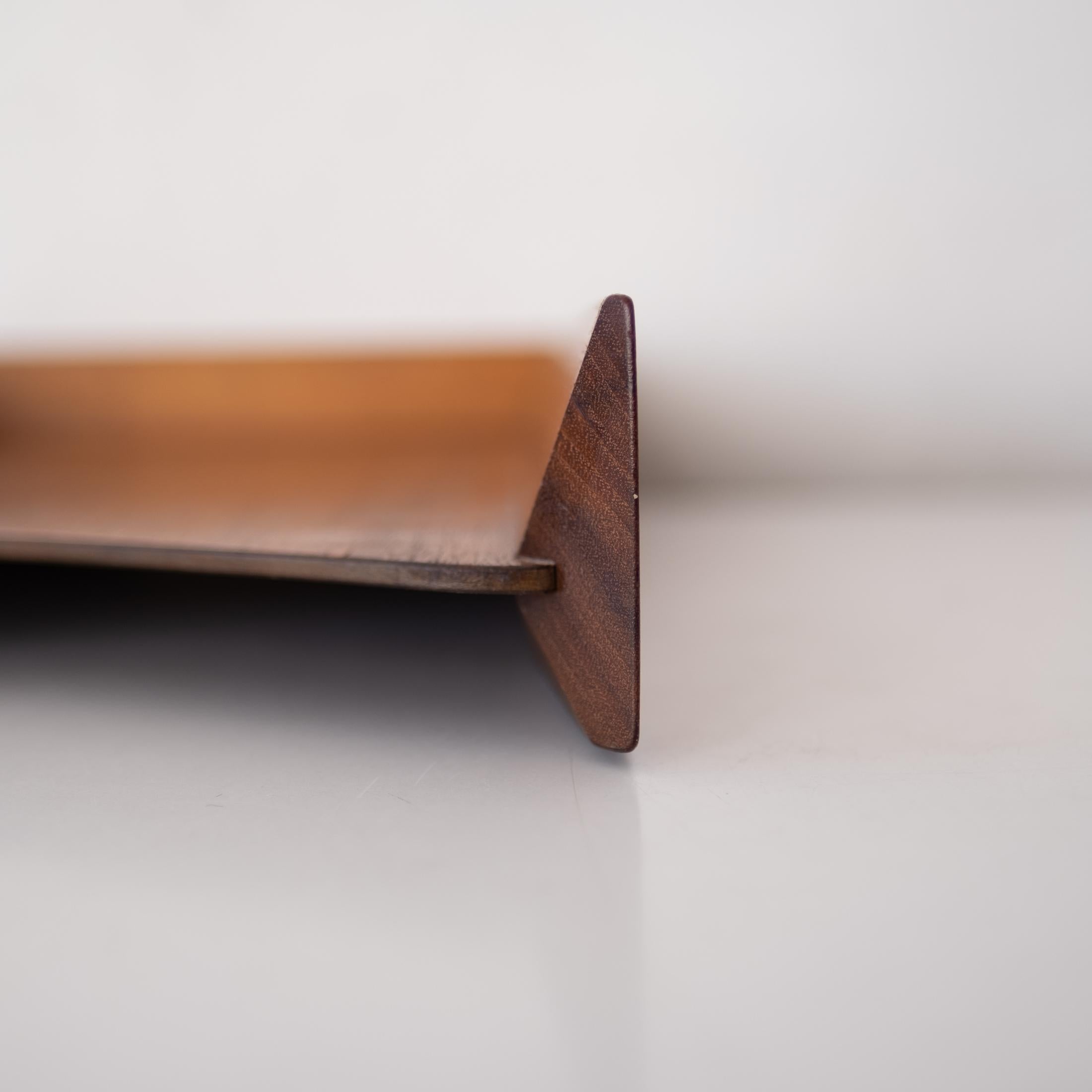 Midcentury Modernist Walnut Letter Tray 4