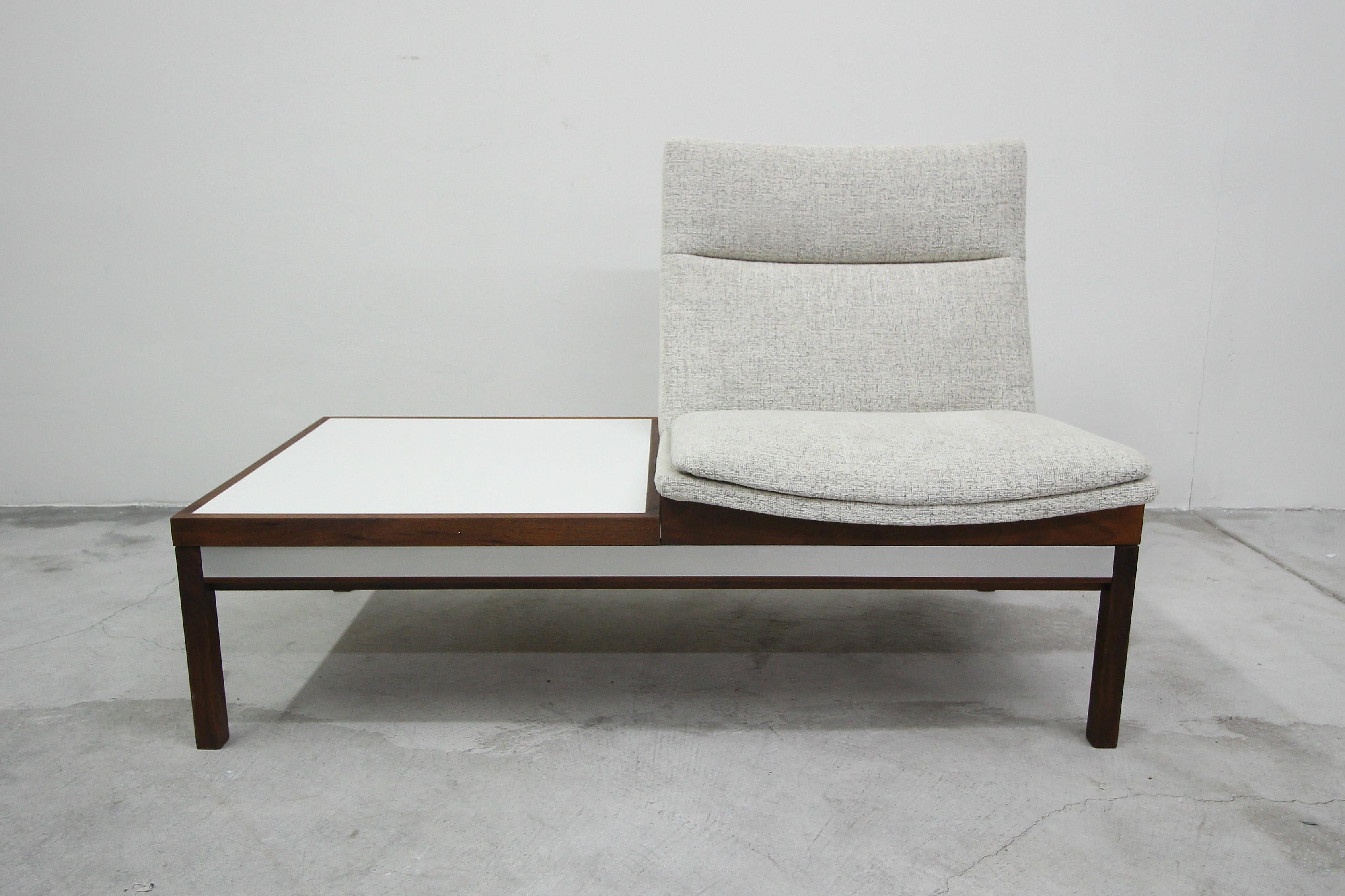 Mid-Century Modern Midcentury Modular Chair and Side Table by Arthur Umanoff for Madison Furniture