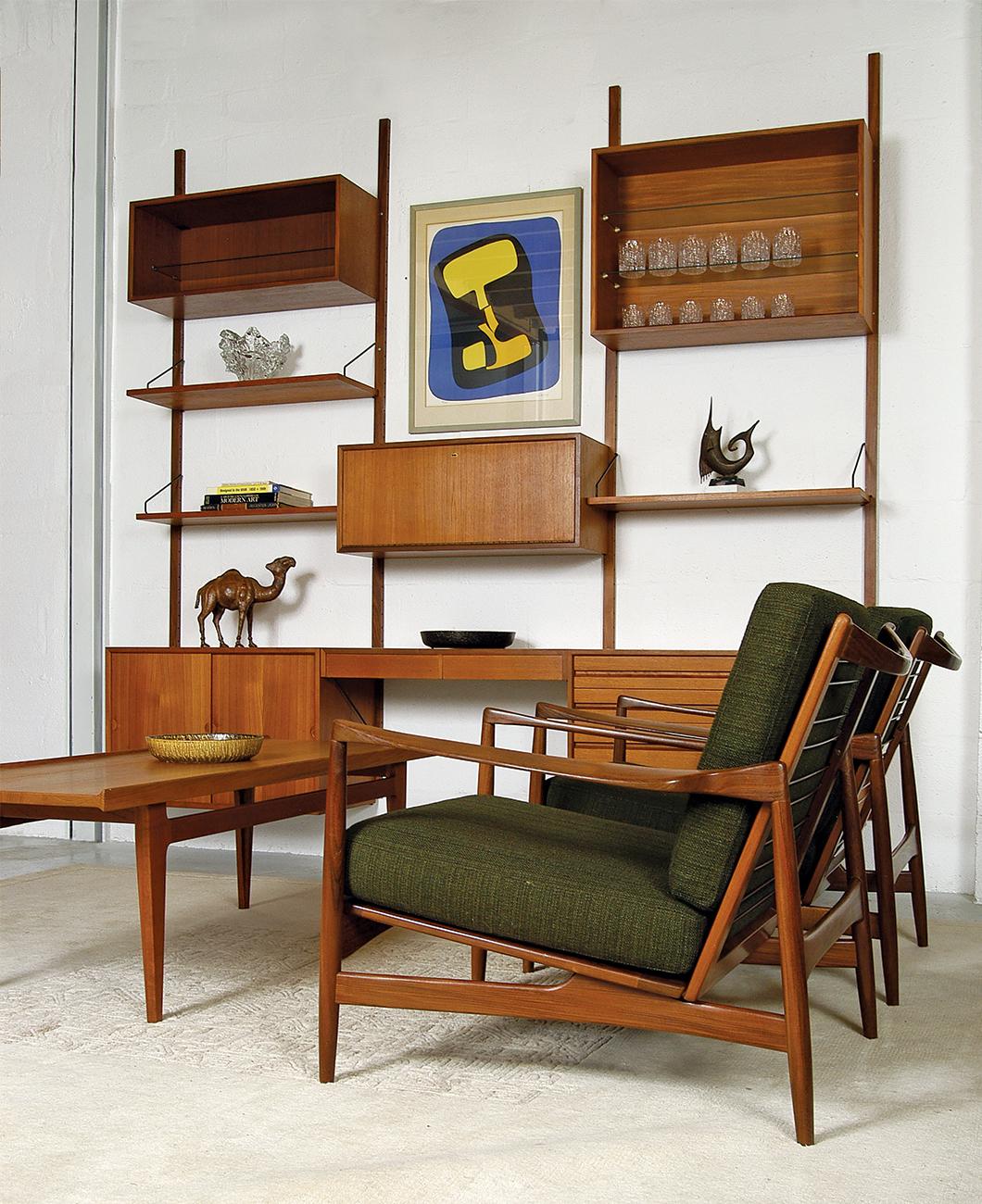 mid century modular shelving