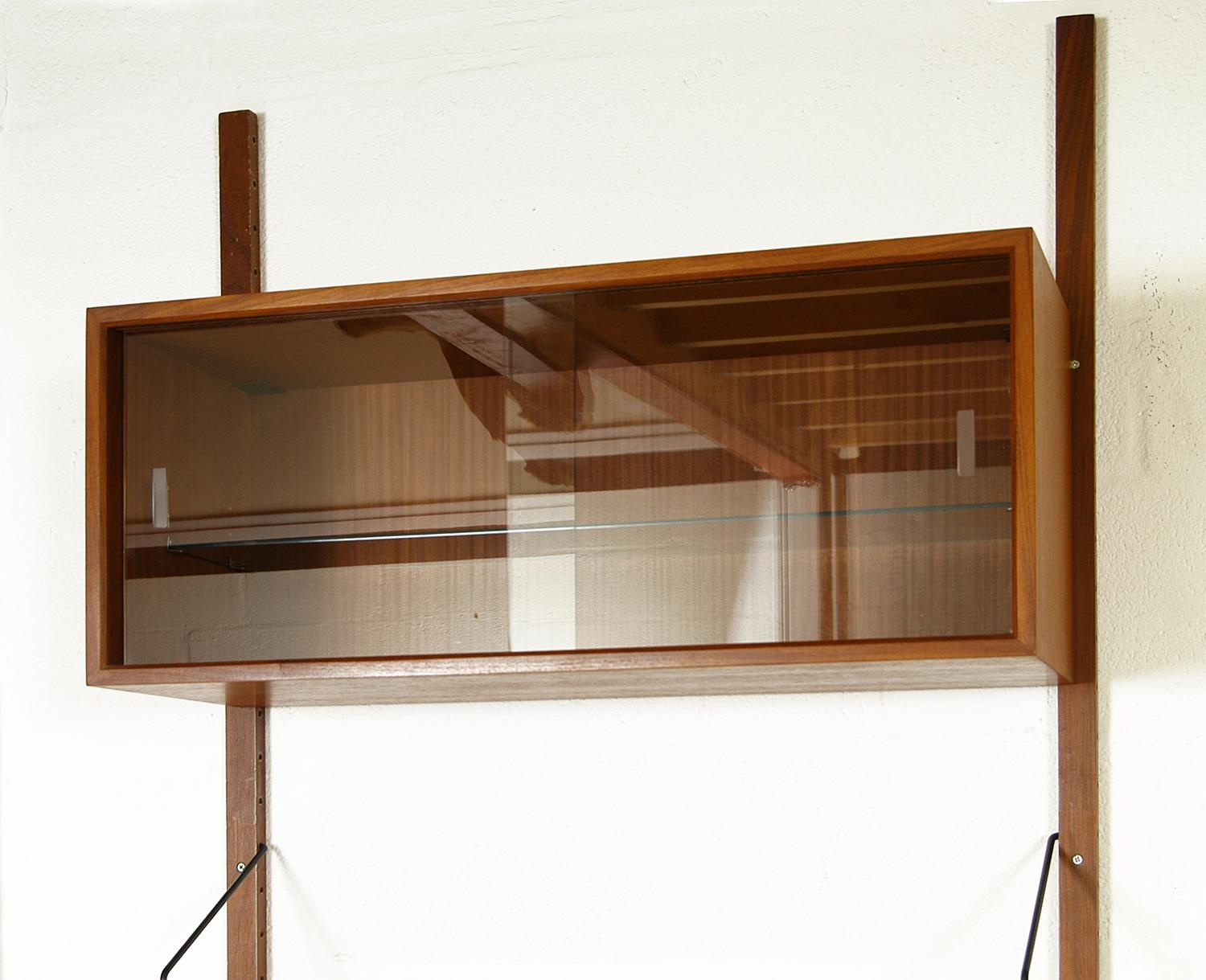 Mid-20th Century Midcentury Modular Danish Royal System Teak Wall Unit Shelving by Poul Cadovius