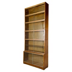 Modulares Stapelbares Bücherregal aus der Mitte des Jahrhunderts von Minty Of Oxford (fünf verfügbar)