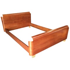 Midcentury Molded Plywood Bed Frame