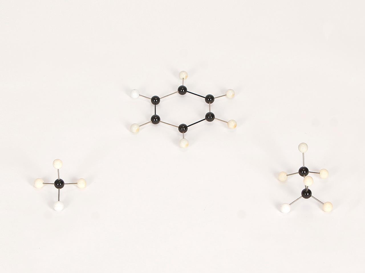 Mid-Century Modern Midcentury Molecular Models Set from the 1950s, 7 Pieces For Sale