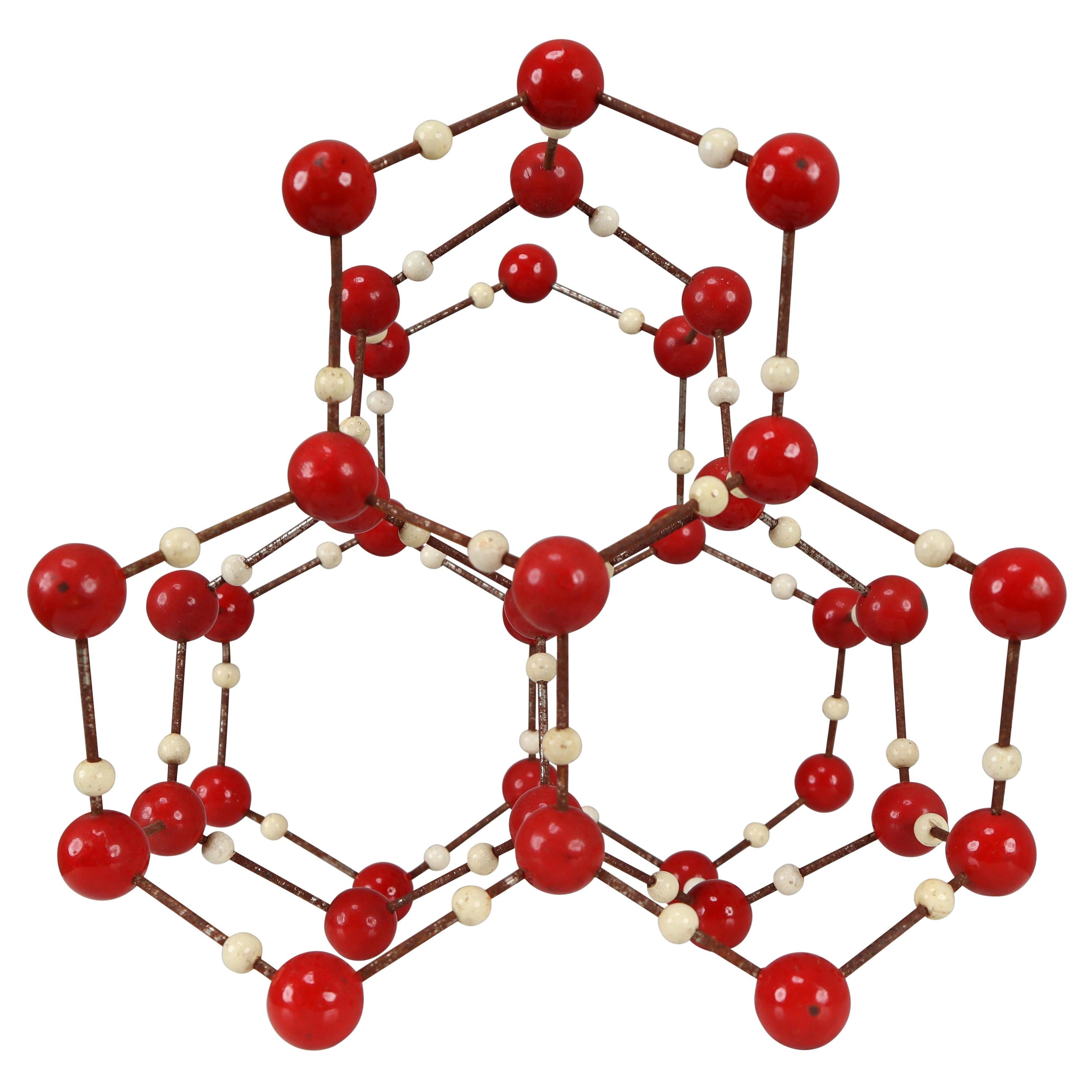 Midcentury Molecular Structure for Didactic Purposes Made in the 1950s