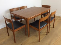 Midcentury Moller Dining Table and Chairs