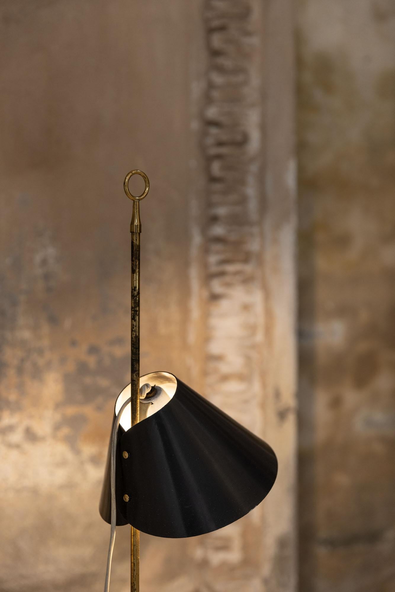Metal Midcentury Monachella lamp by Luigi Caccia Dominioni for Azucena, Italy 1953