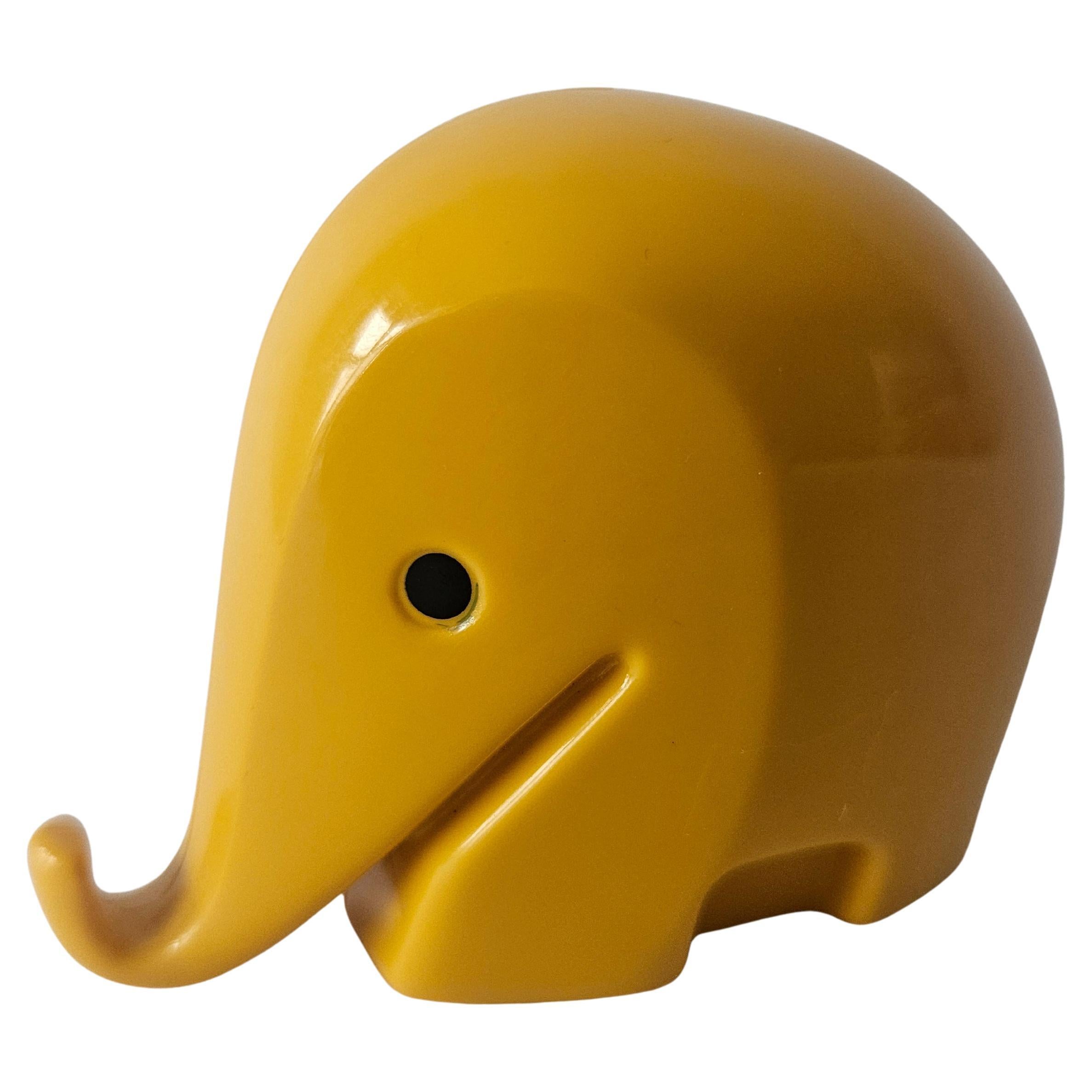 Tirelire éléphant du milieu du siècle, Design/One par Luigi Colani, Drumbo, années 1970
