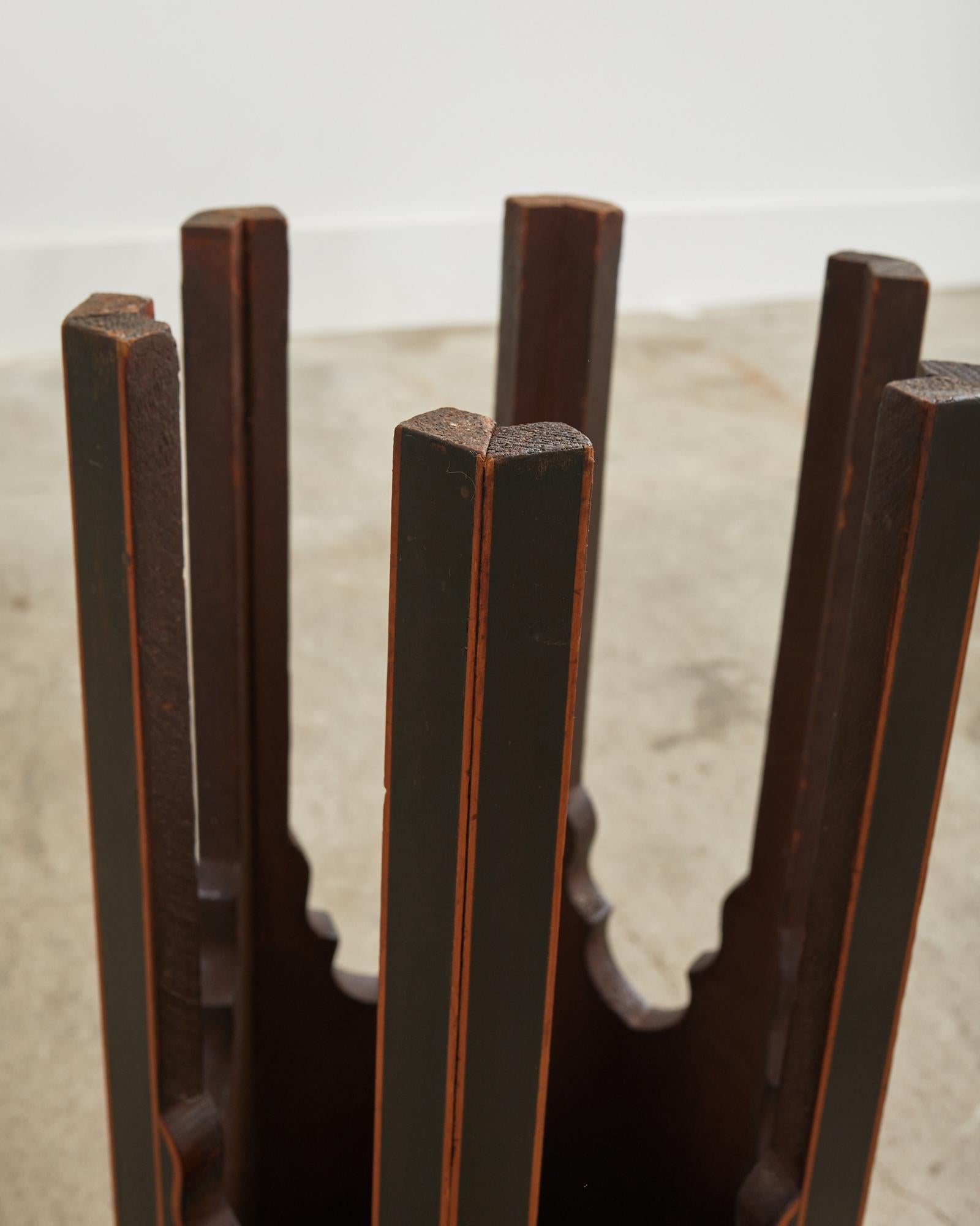 Mid-Century Moorish Moroccan Style Inlaid Drinks Table 12