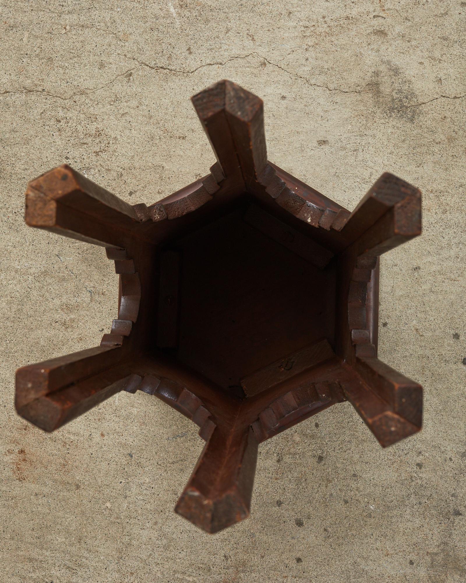 Mid-Century Moorish Moroccan Style Inlaid Drinks Table 13