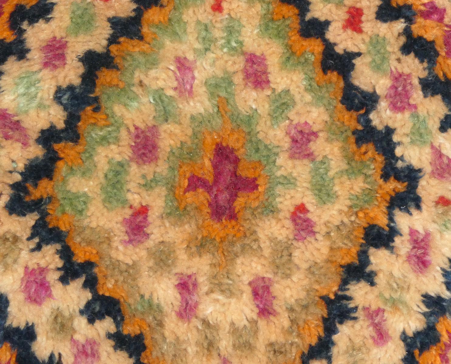 Midcentury Moroccan Beni M'Guild Wool Rug 6'3 x 12' For Sale 5
